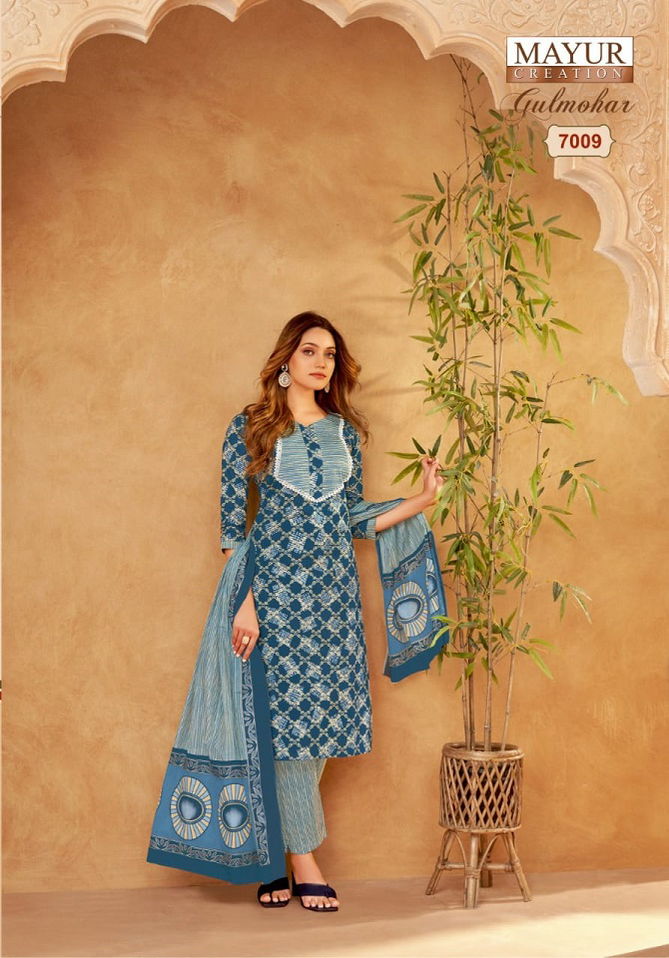 Gulmohar Vol 7 By Mayur Printed Cotton Dress Material Wholesale Market In Surat
